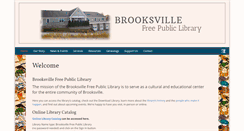 Desktop Screenshot of brooksvillelibrary.org